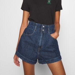 Levi's Paper Bag Shorts Paperbag High Waisted Rise